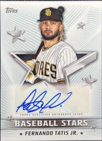 Fernando Tatis Jr. #BSA-FT Baseball Cards 2022 Topps Baseball Stars Autographs