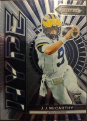 J.J. McCarthy #HP-JJM 2024 Panini Prizm Draft Picks Hype Football