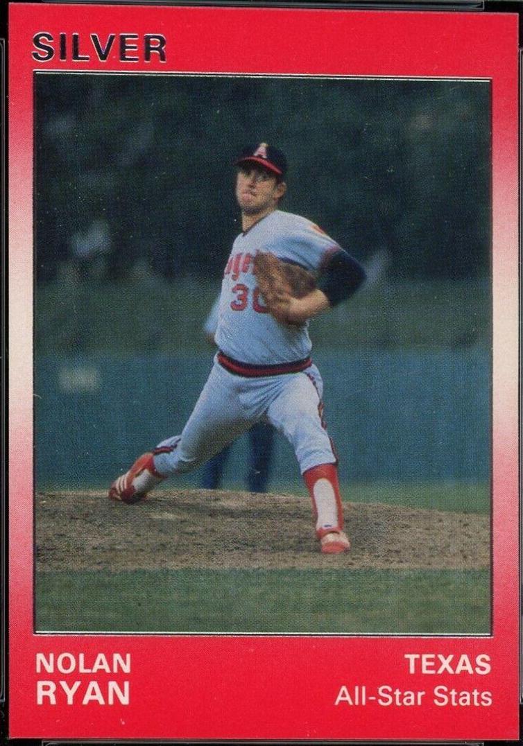 Nolan Ryan #58 Baseball Cards 1991 Star Silver Edition