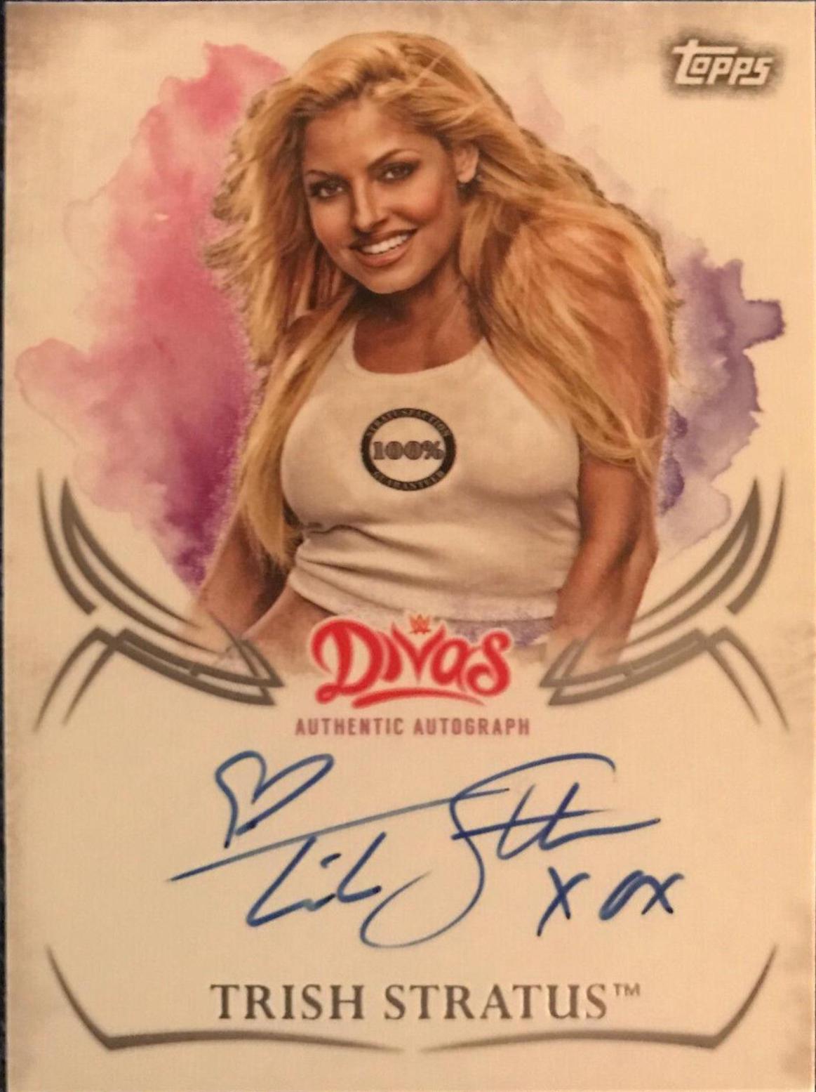 Trish Stratus #UA-TS Wrestling Cards 2015 Topps WWE Undisputed Autographs