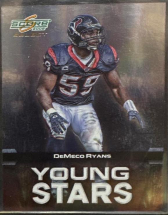 DeMeco Ryans #YS-18 Football Cards 2008 Panini Donruss Playoff Award Winner Promos