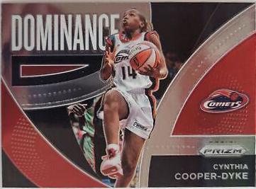 Cynthia Cooper Dyke #1 Basketball Cards 2022 Panini Prizm WNBA Dominance