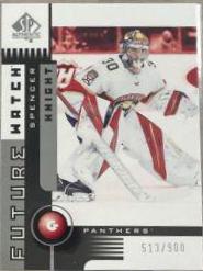 Spencer Knight #01FW-SK 2021-22 SP Authentic Hockey 2001-02 Retro - Future Watch