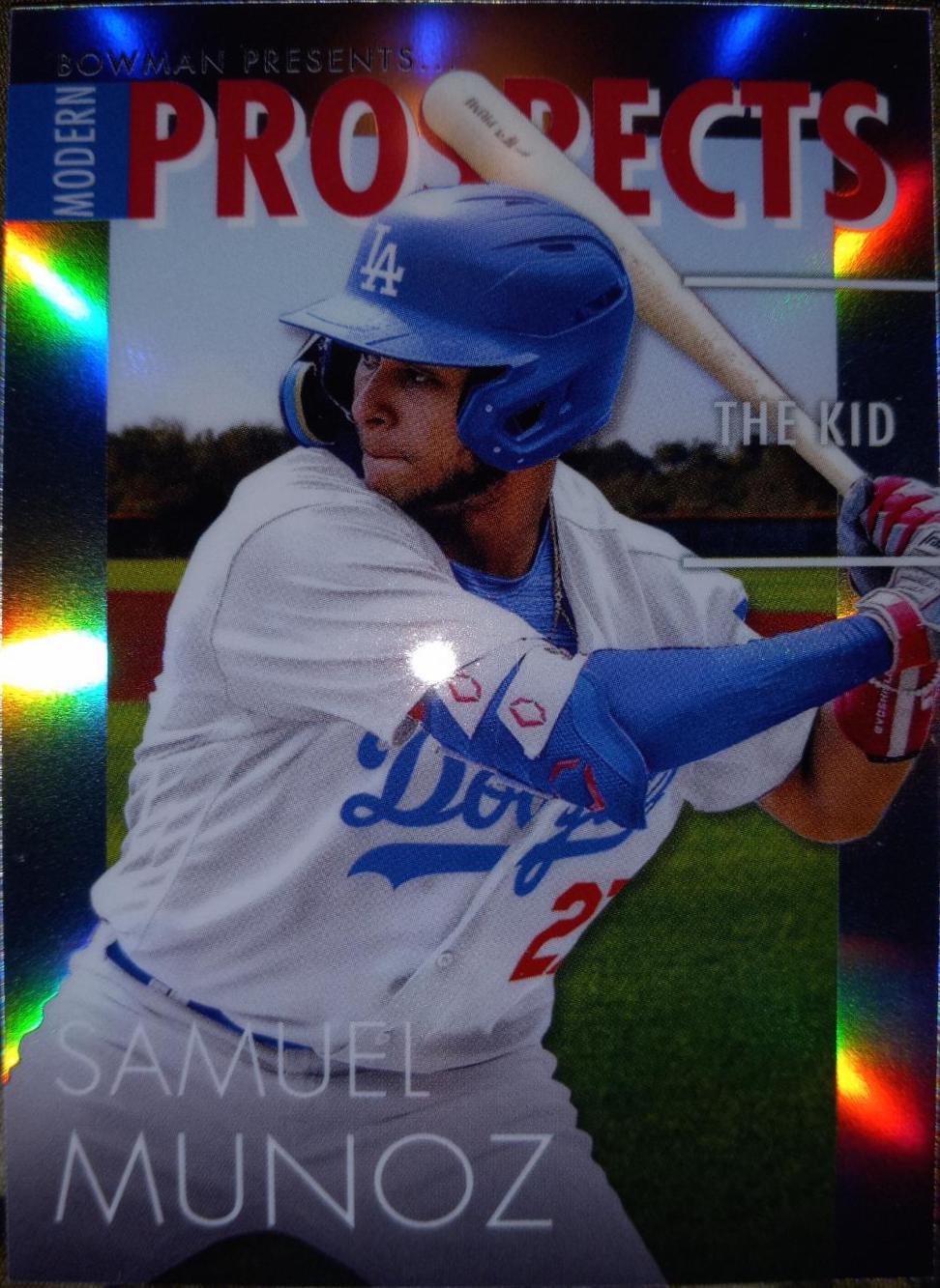 Samuel Munoz #MP-11 Baseball Cards 2023 Bowman Modern Prospects