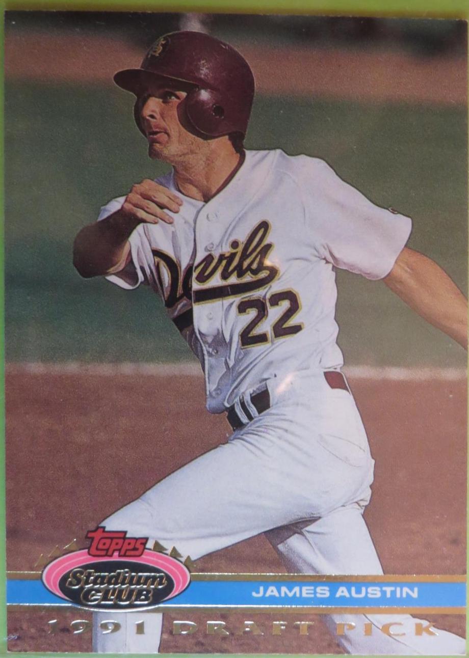 James Austin #8 Baseball Cards 1991 Stadium Club