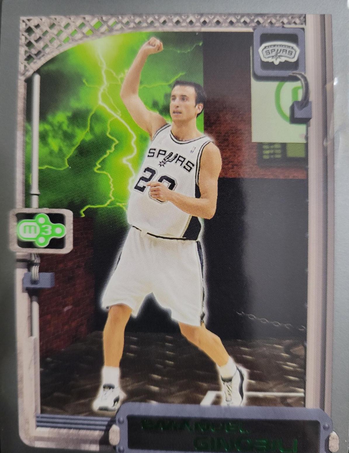 Emanuel Ginobili #5 Basketball Cards 2004 Topps Marks of Excellence