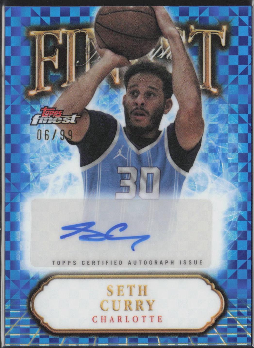 Seth Curry [Blue X-Fractor] #FA-SC