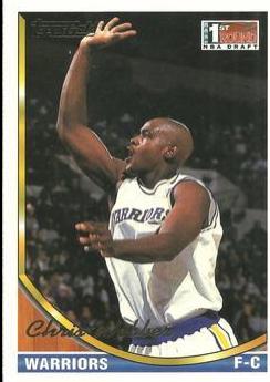 Chris Webber Basketball Cards 1993 Topps Gold