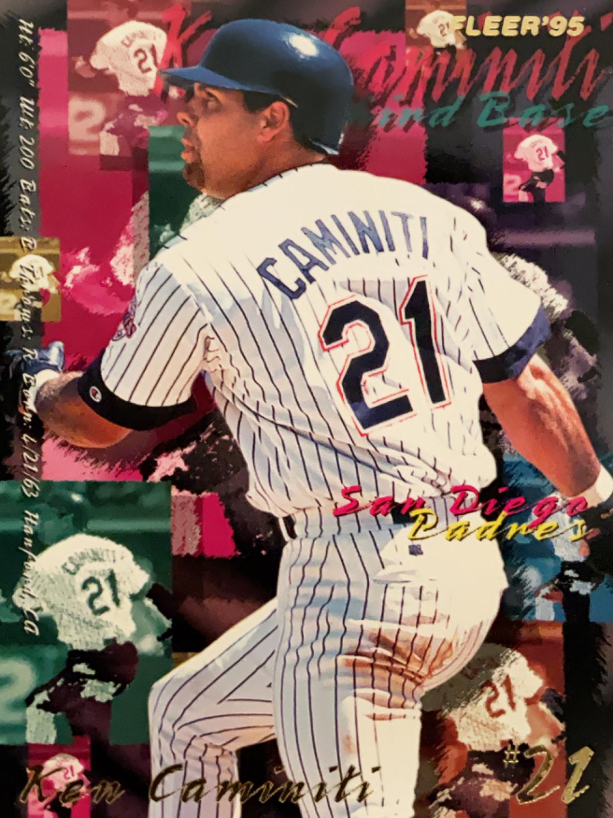 Ken Caminiti #U-181 Baseball Cards 1995 Fleer Update