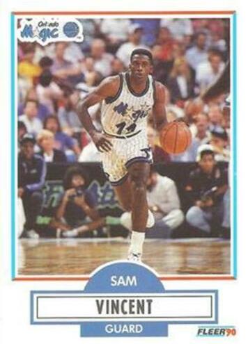 Sam Vincent #137 Basketball Cards 1990 Fleer