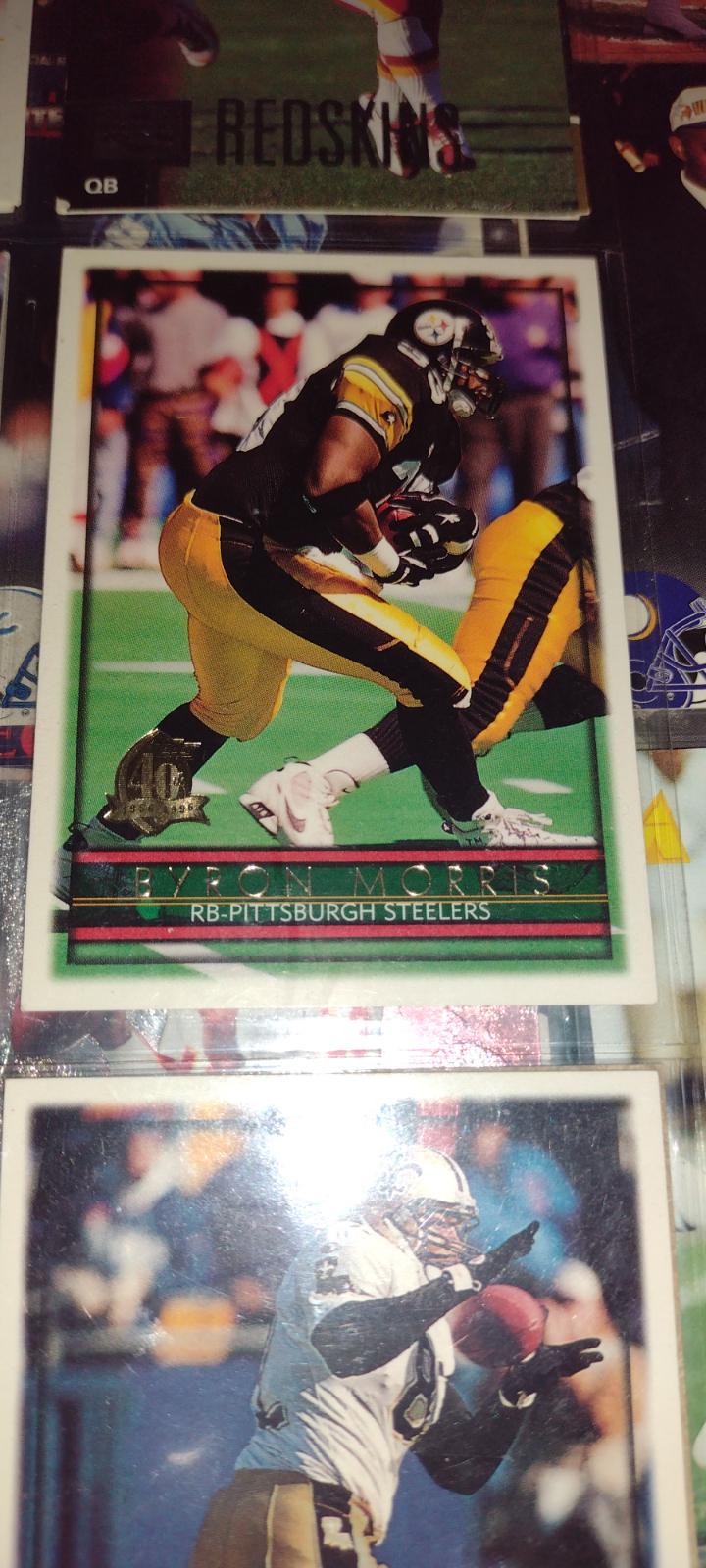 Byron Morris #38 Football Cards 1996 Topps