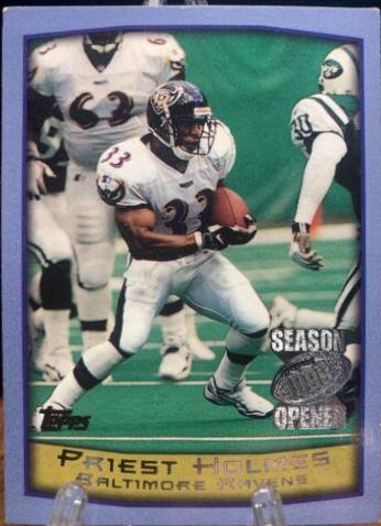 Priest Holmes #37 Football Cards 1999 Topps Season Opener