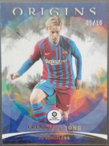 Frenkie de Jong #85 2021 Panini Chronicles LA Liga