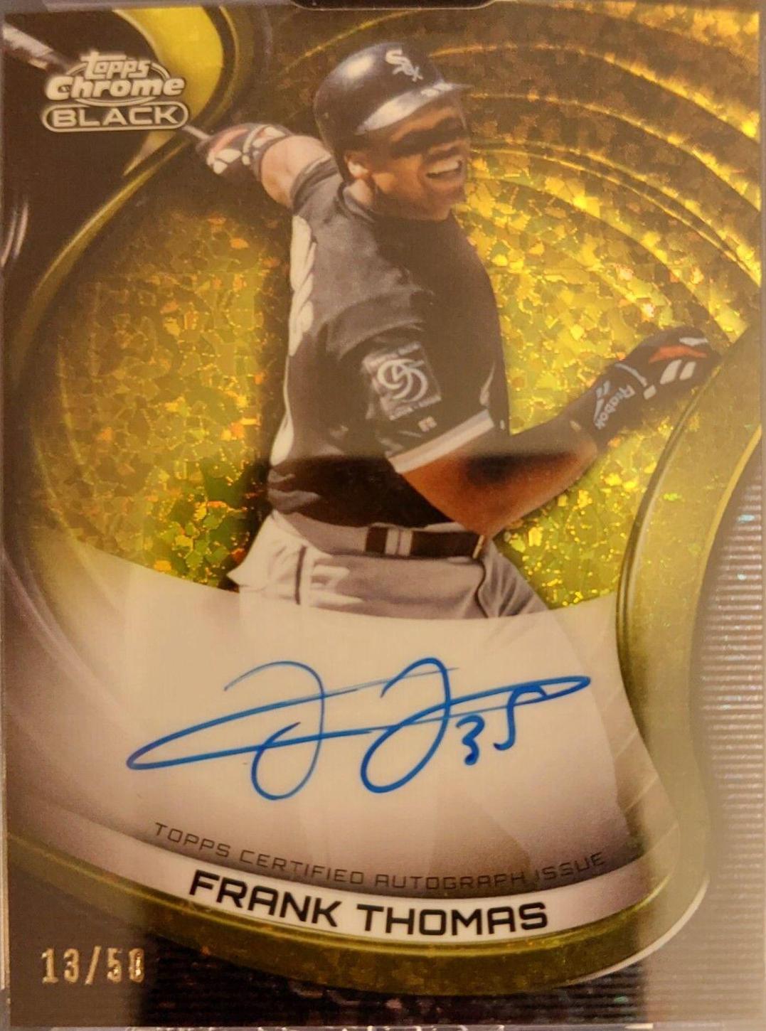 Frank Thomas [Gold Mini Diamond] #CBA-FT