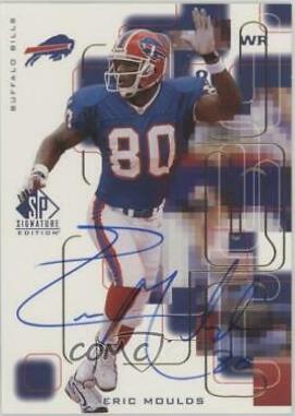 Eric Moulds #EM 1999 Sp Signature Football