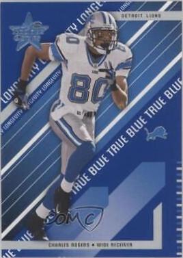 Charles Rogers #31 Football Cards 2004 Leaf Rookies & Stars