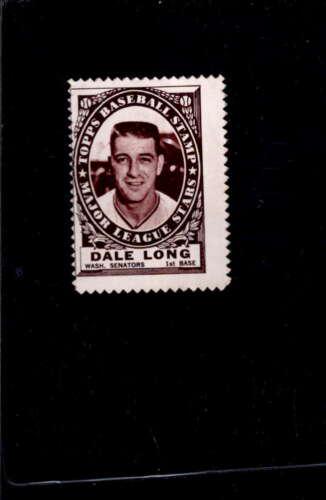 Dale Long Baseball Cards 1961 Topps Stamps