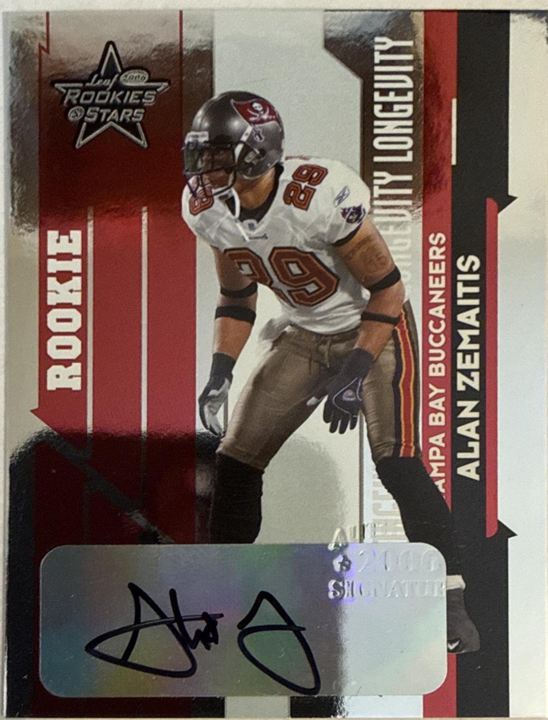 Alan Zemaitis [Longevity Autograph] #123