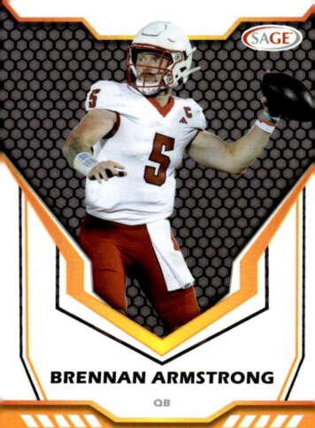 Brennan Armstrong #4 Football Cards 2024 Sage HIT