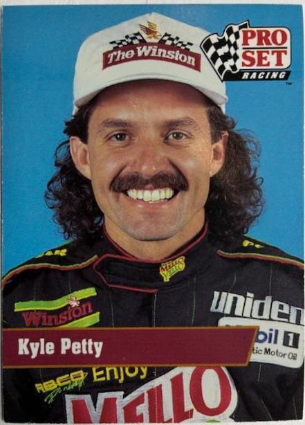 Kyle Petty #54 Racing Cards 1991 Pro Set