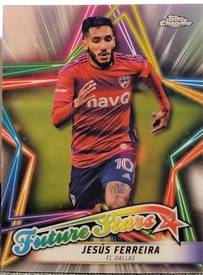 Jesus Ferreira #FS-13 Soccer Cards 2022 Topps Chrome MLS Future Stars