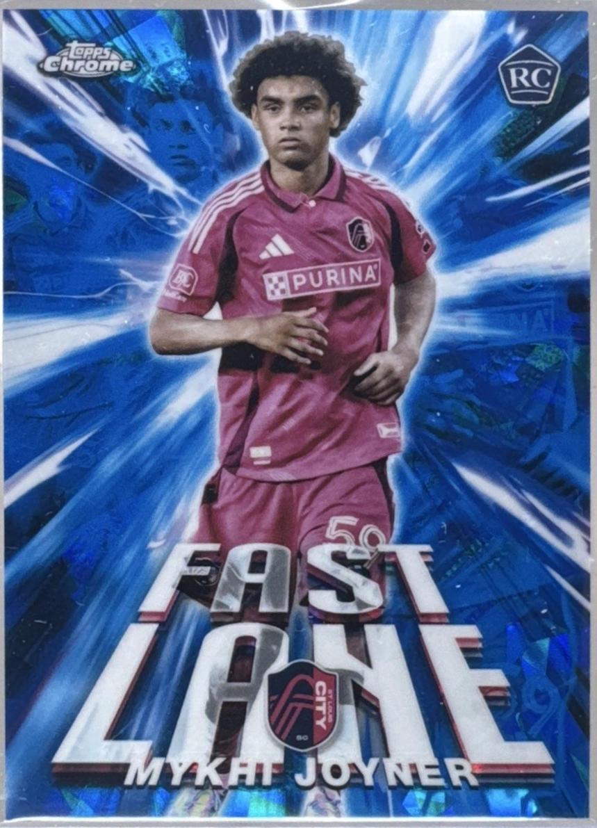 MyKhi Joyner #FL-19 2025 Topps Chrome Sapphire MLS Fast Lane