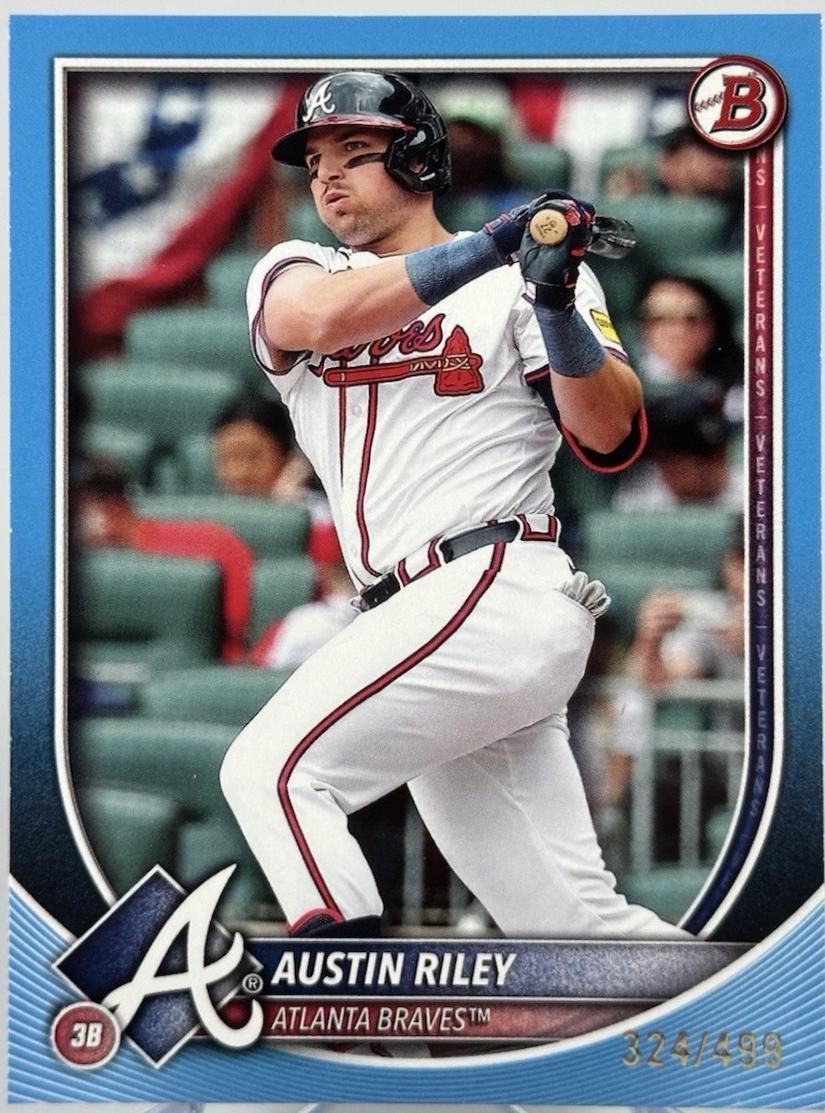 Austin Riley [Sky Blue] #32