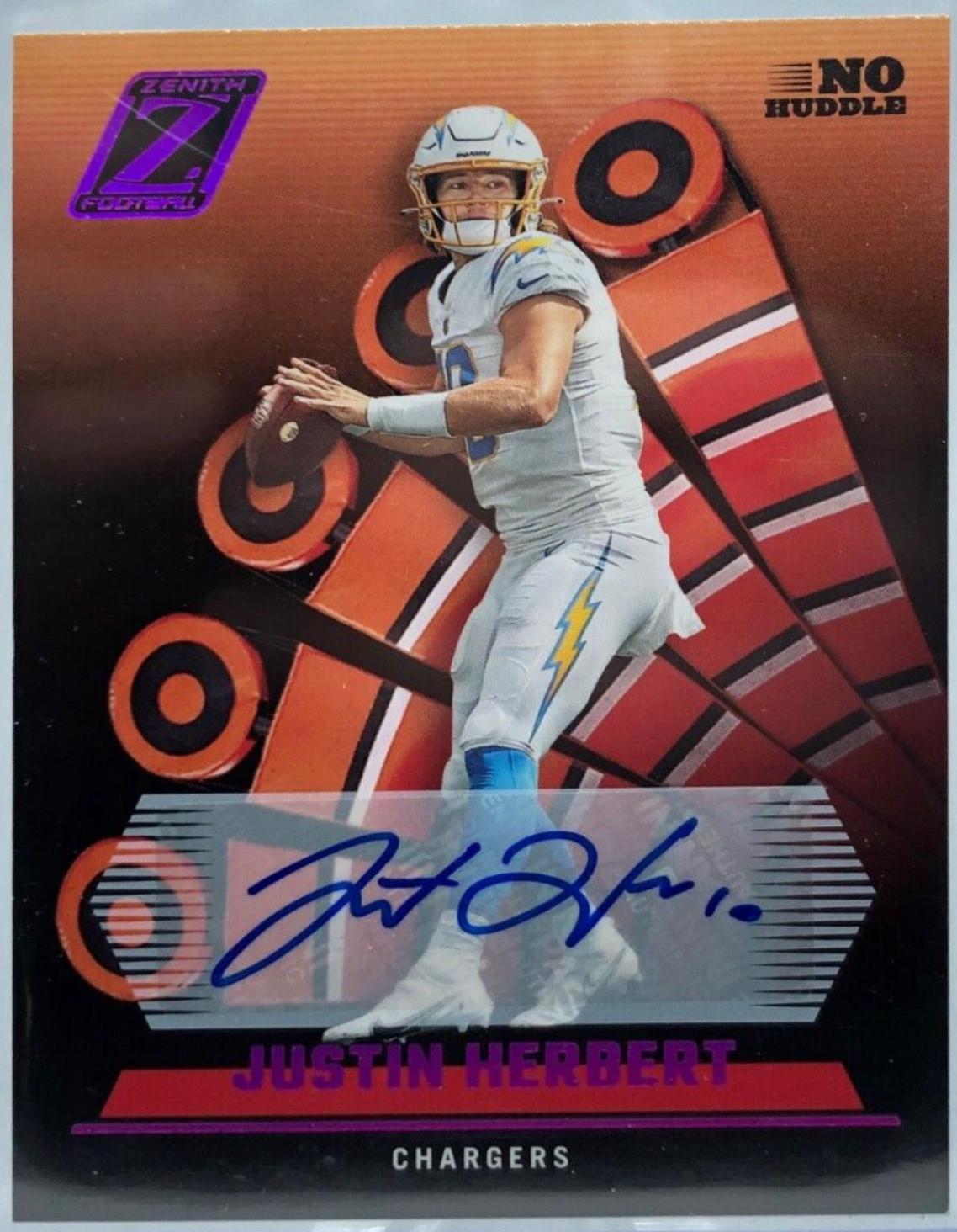 Justin Herbert #86 2022 Panini Zenith Football