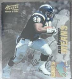 NATRONE MEANS #4 Football Cards 1995 Action Packed Rookie & Stars Bustout