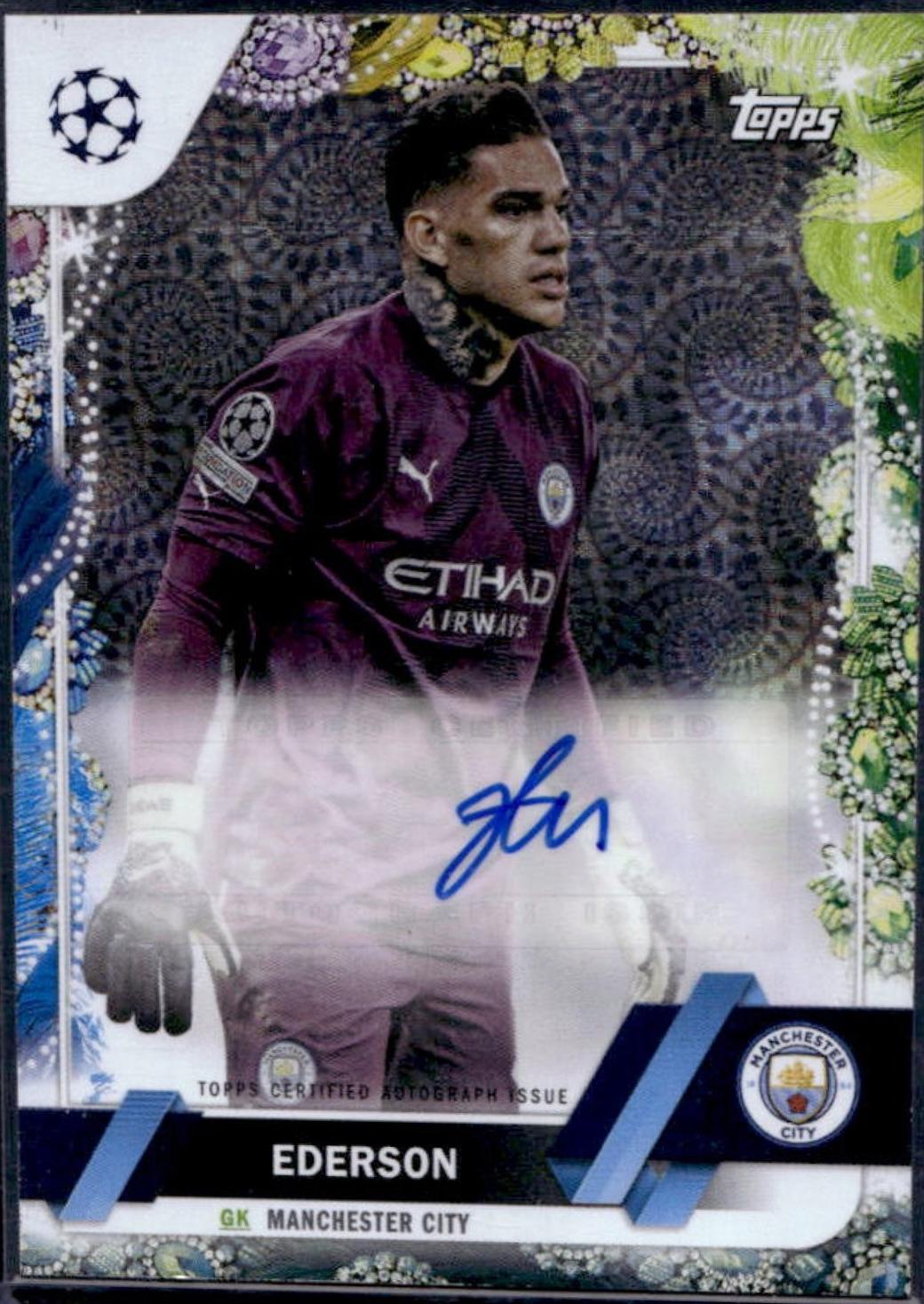 Ederson #CA-E 2023 Topps UEFA Carnaval Autograph