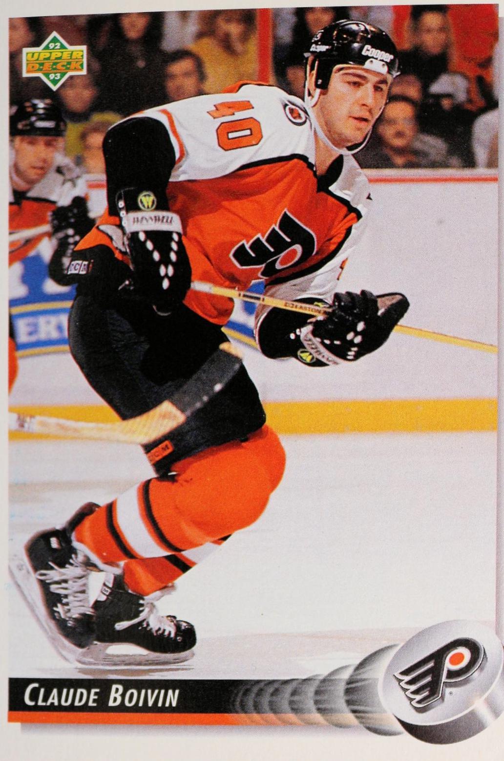 Claude Boivin #57 Hockey Cards 1992 Upper Deck