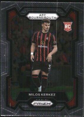 Milos Kerkez #239 Soccer Cards 2023 Panini Prizm Premier League