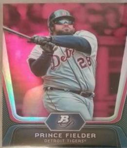 Prince Fielder #20 Baseball Cards 2012 Bowman Platinum