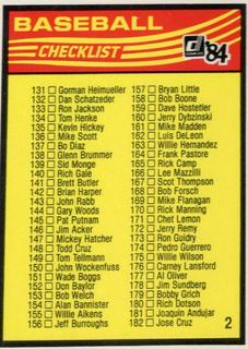 Checklist 131-234
