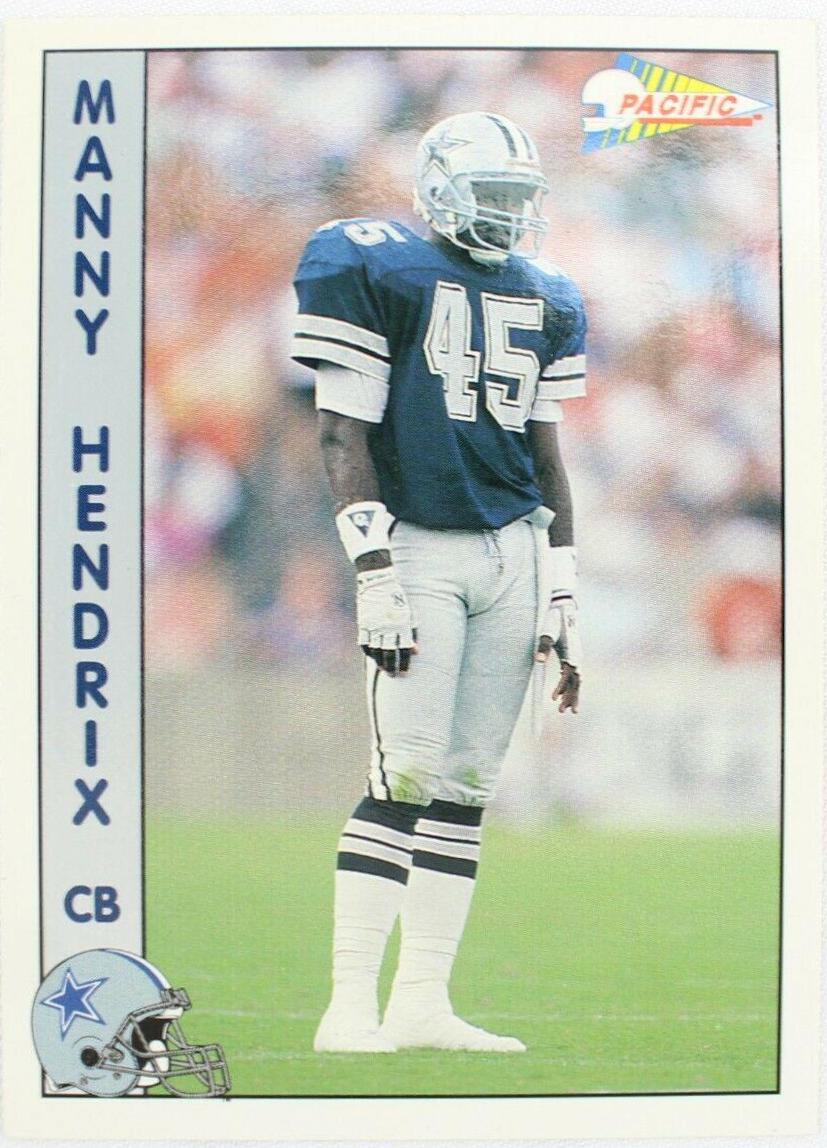 Manny Hendrix #390 Football Cards 1992 Pacific