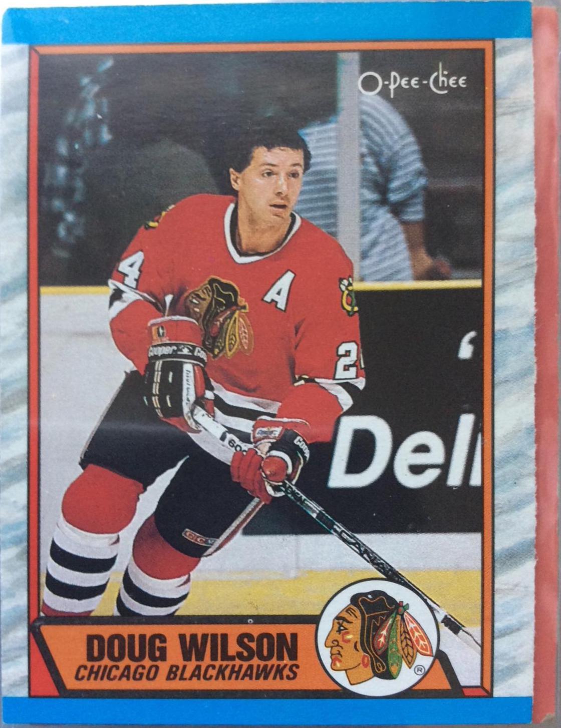 Doug Wilson #112 1989 O Pee Chee Hockey