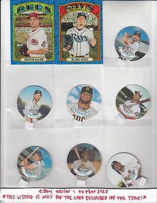 Luis Garcia #15 Baseball Cards 2021 Topps Heritage 1972 Candy Lids