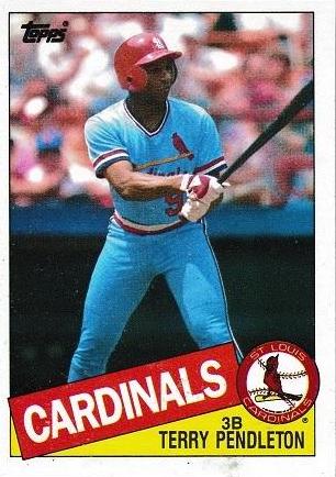 Terry Pendleton #346 Baseball Cards 1985 Topps