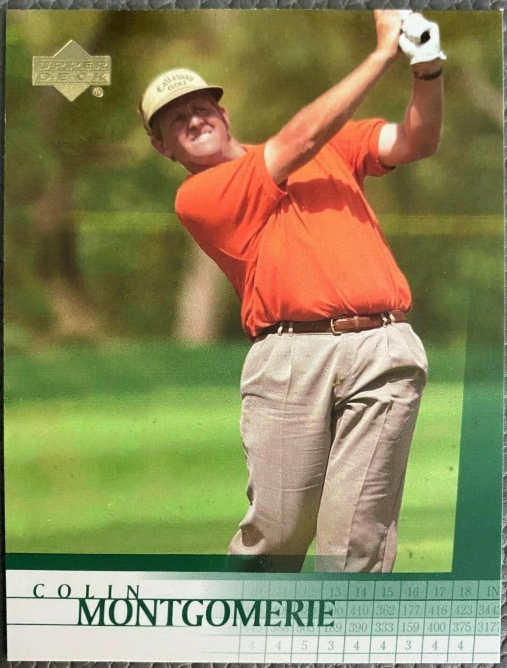 Colin Montgomerie #9 Golf Cards 2001 Upper Deck