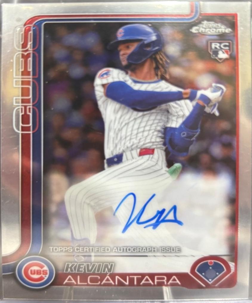 Kevin Alcantara #CHR-KA 2025 Topps Chrome Chromographs Baseball