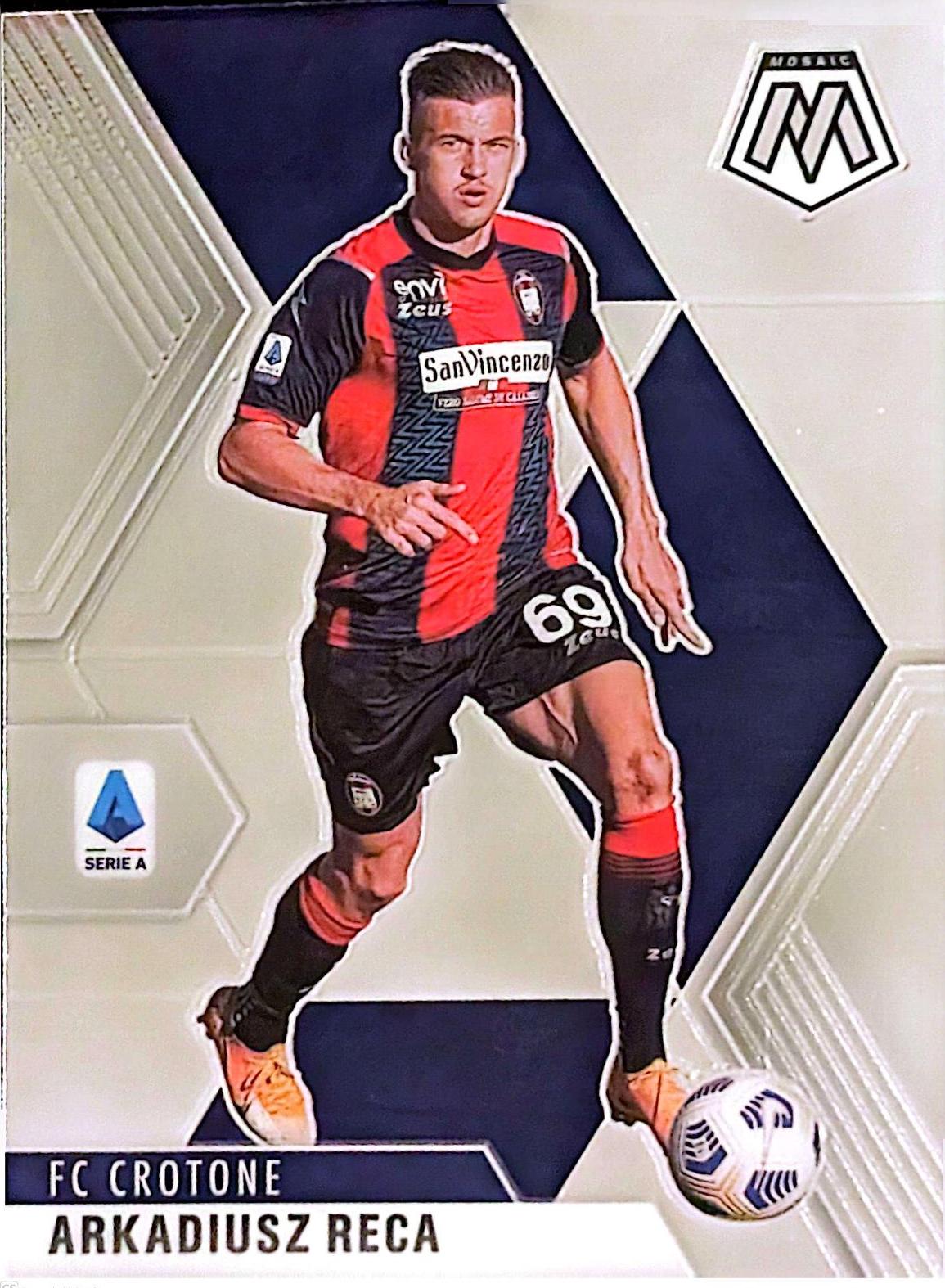 Arkadiusz Reca #38 2020 Panini Mosaic Serie A