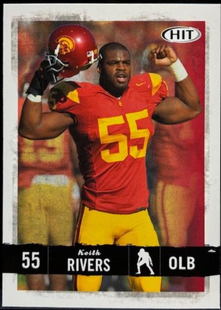 Keith Rivers #40 Prices | 2008 Sage HIT | Football Cards