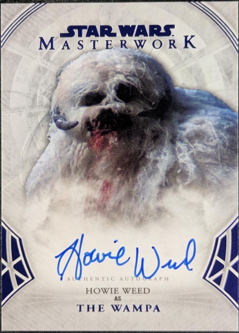 2018 Weed as The Wampa [Blue Foil] #Howie