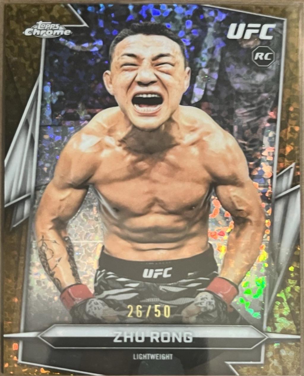Zhu Rong [Gold Refractor] #172 Prices | 2026 Topps Chrome UFC | UFC Cards