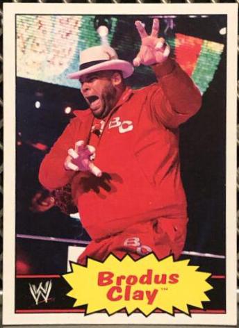 Brodus Clay #8 Wrestling Cards 2012 Topps Heritage WWE