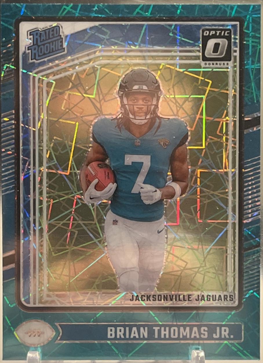Brian Thomas Jr. [Teal Velocity] #214 Prices | 2024 Panini Donruss