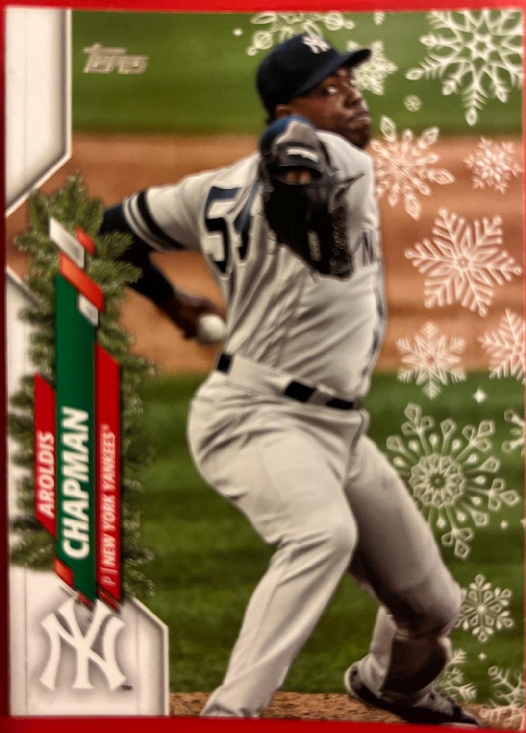 Aroldis Chapman #HW101 Baseball Cards 2020 Topps Holiday