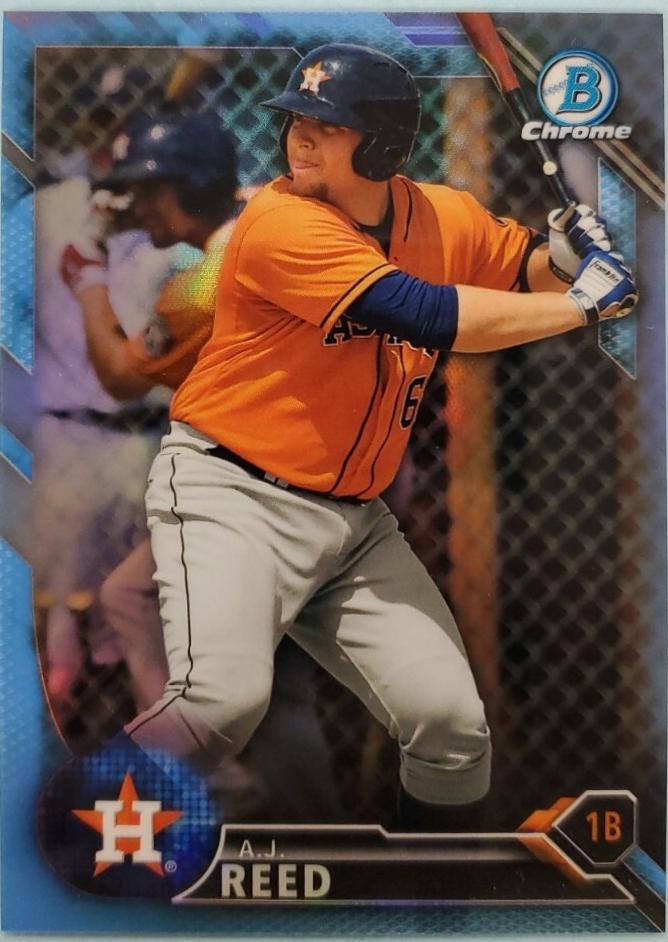 A.J. Reed [Light Blue Refractor] #BCP-92