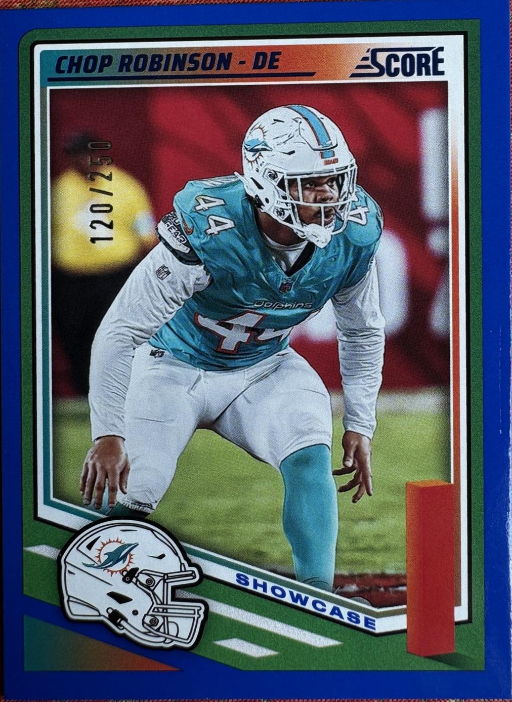 Chop Robinson [Showcase] #167 Prices | 2025 Panini Score | Football Cards