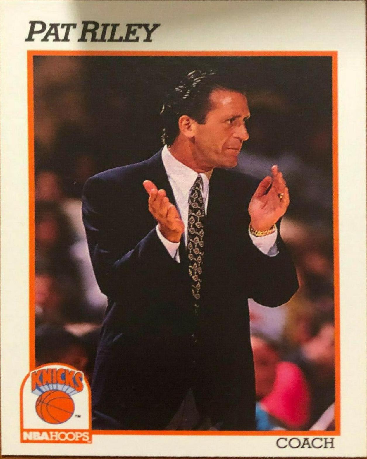 Pat Riley #238 Basketball Cards 1991 Hoops